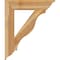 Ekena Millwork Funston Traditional Rough Sawn Bracket, Western Red Cedar, 6"W x 32"D x 38"H BKT06X32X38FST01RWR - alternate 4